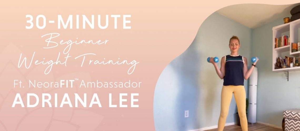 30-Minute Beginner Weight Training featuring Adriana Lee