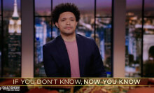 Trevor Noah talking about racism in America's highways on "The Daily Show"