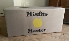 misfits market box on the floor