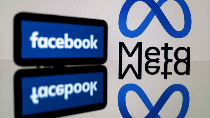 Meta and Facebook logos