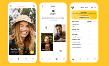 Bumble Premium's interface